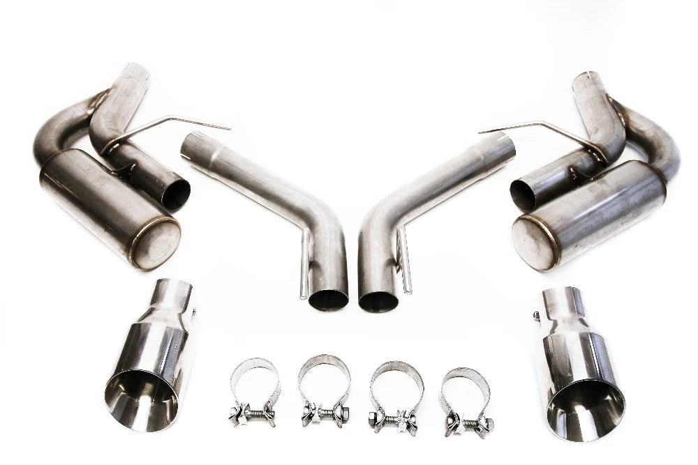 PLM Axle Back Exhaust 2016 - 2022 Chevy Camaro 2.0L 3.6 V6 4" Dual Tips
