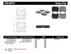 StopTech Sport Brake Pads with Shims and Hardware