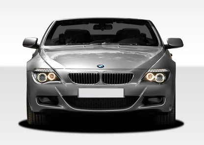 Duraflex M6 Look Front Bumper Cover Compatible With 2004-2010 BMW 6 Series - 1 Piece x Front Fender Liners