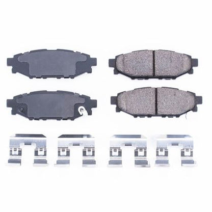 PowerStop - Z17 Low-Dust Ceramic Brake Pads with Hardware