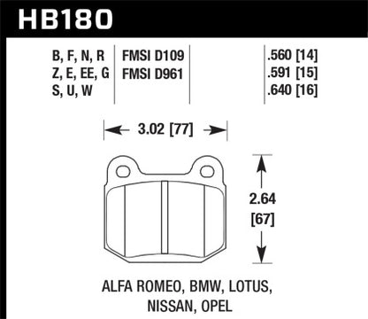 HT-10 Disc Brake Pad