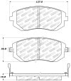 StopTech Sport Brake Pads with Shims and Hardware