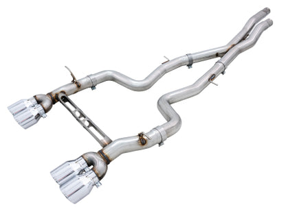 AWE Track Edition Catback for BMW F8X M3/M4 - Chrome