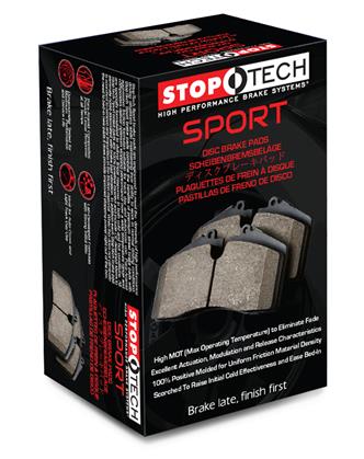 StopTech Sport Brake Pads with Shims and Hardware