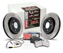 Sport Axle Pack; Drilled/Slotted; Front