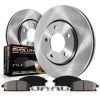 OE Stock Replacement Low-Dust Ceramic Brake Pad and Rotor Kit