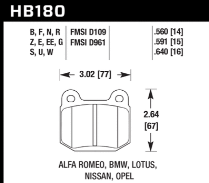 HPS 5.0 Disc Brake Pad