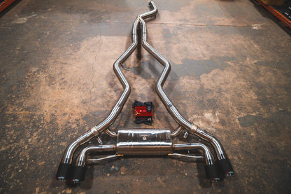 Valvetronic Designs  M340i/M440i Valved Sport Exhaust System Carbon Fiber Tips