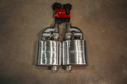 Daniel's Custom Valvetronic Designs 2.5inch Muffler and Dual Tips Package