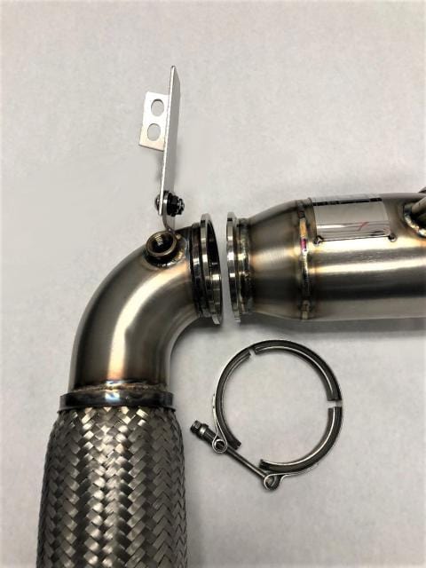 Mikey's X2 M35i Evolution Racewerks 200 CEL Catted Downpipe + BMS Billet Intake for BMW M2 M35i