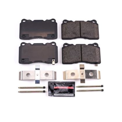 PowerStop - Z23 Daily Driver Carbon-Fiber Ceramic Brake Pads with Hardware Kit