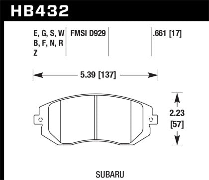 HPS Disc Brake Pad