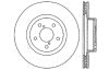 StopTech Sport Cross Drilled Brake Rotor; Front Left