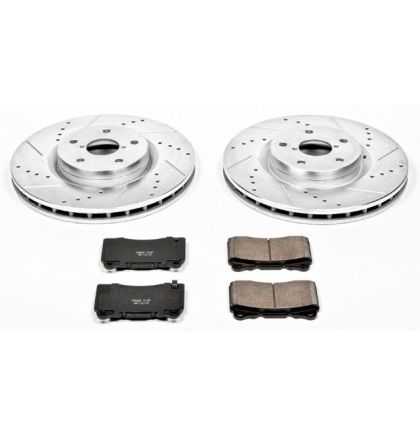 Z23 Daily Driver Carbon-Fiber Ceramic Brake Pad and Drilled & Slotted Rotor Kit