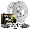 Z26 Street Performance Ceramic Brake Pad and Drilled & Slotted Rotor Kit