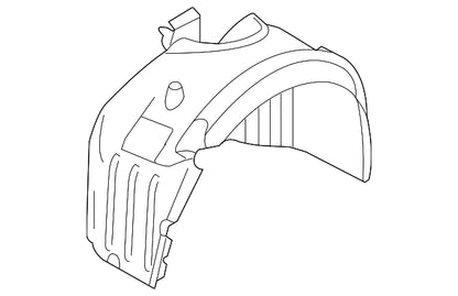 Duraflex M6 Look Front Bumper Cover Compatible With 2004-2010 BMW 6 Series - 1 Piece x Front Fender Liners